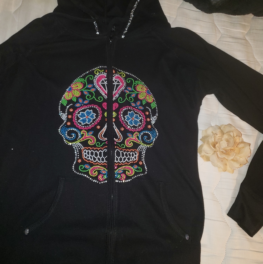 Sugar skull hoodie